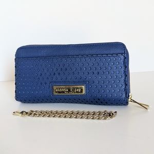 Olivia + Joy Blue Wristlet Wallet 💙